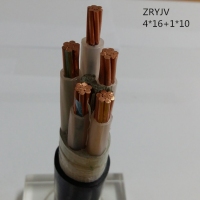 翼航正品优质线缆ZRYJV  0.6/1kV  4x16+1x10 阻燃交联聚乙...