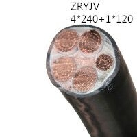 翼航正品优质线缆ZRYJV  0.6/1kV 4x240+1x120阻燃交联聚乙...