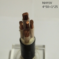 翼航线缆厂家直销NHYJV 0.6/1kV 4x50+1x25 耐火交联聚乙烯绝...