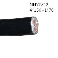 翼航线缆国标正品NHYJV22 0.6/1kV 4x150+1x70耐火交联聚乙...