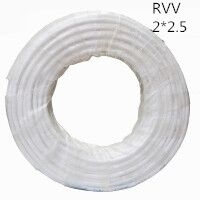 供应翼航电线 RVV2*2.5  铜芯多股软护套线 足方足米 保质保量