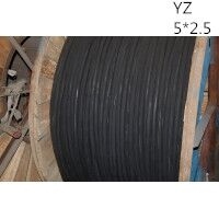 供应翼航线缆YZ 5*2.5 电缆中型橡套软电缆优质正品足方足米