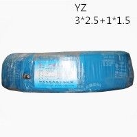 供应翼航线缆YZ 3*2.5+1*1.5 电缆中型橡套软电缆优质正品足方足米