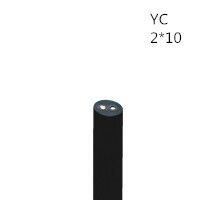 供应翼航线缆YC 2*10 优质正品铜芯重型通用橡套电缆足方足米