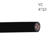 供应翼航线缆YC 4*10 优质正品铜芯重型通用橡套电缆足方足米