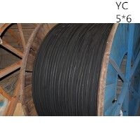 供应翼航线缆YC 5*6 优质正品铜芯重型通用橡套电缆足方足米