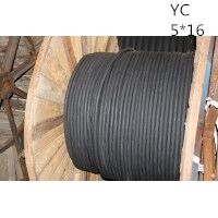 供应翼航线缆YC 5*16 优质正品铜芯重型通用橡套电缆足方足米
