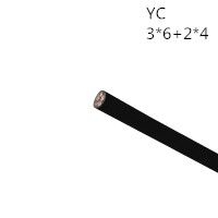 供应翼航线缆YC 3*6+2*4 优质正品铜芯重型通用橡套电缆足方足米