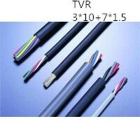 供应上海志惠TVR 3×10+7*1.5 铜芯优质天车电缆 足方足米