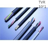 供应上海志惠TVR 10×1 铜芯优质天车电缆 足方足米