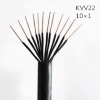 供应翼航KVV22 10*1 铜芯钢带铠装控制电缆 足方足米 保质保量