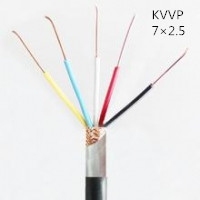 供应翼航KVVP 7*2.5 铜芯屏蔽控制电缆 足方足米 保质保量