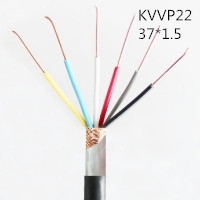 供应翼航KVVP22 37*1.5 铜芯钢带铠装屏蔽控制电缆 足方足米 保质保量