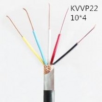 供应翼航KVVP22 10*4 铜芯钢带铠装编织屏蔽控制电缆 足方足米 保质保量