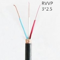 供应翼航线缆 RVVP3*2.5  铜芯屏蔽软护套线 足方足米 保质保量