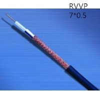 供应翼航线缆 RVVP7*0.5  铜芯屏蔽软护套线 足方足米 保质保量