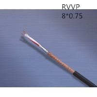 供应翼航线缆 RVVP8*0.75  铜芯屏蔽软护套线 足方足米 保质保量