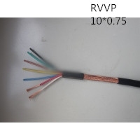 供应翼航线缆 RVVP10*0.75  铜芯屏蔽软护套线 足方足米 保质保量