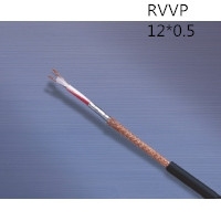 供应翼航线缆 RVVP12*0.5  铜芯屏蔽软护套线 足方足米 保质保量
