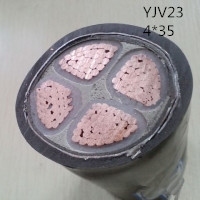 供应翼航线缆YJV23 4*35 铜芯钢带铠装优质电力电缆  足方足米 保质保量