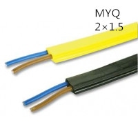 供应翼航线缆MYQ 2*1.5煤矿用移动轻型橡套软电缆足方足米