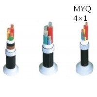 供应翼航线缆MYQ 4*1煤矿用移动轻型橡套软电缆足方足米