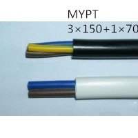 供应翼航线缆MYPT 3*150+1*70 煤矿用移动金属屏蔽监视型橡套软电缆 ...