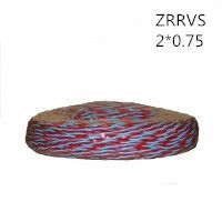 供应翼航线缆 ZRRVS2*0.75 阻燃双绞线  足方足米 保质保量