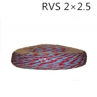 供应翼航线缆 RVS2*2.5 双绞线  足方足米 保质保量