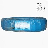 供应翼航线缆YZ 4*1.5 中型橡套电缆 足方足米