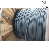 供应翼航线缆YZ 5*4 中型橡套电缆 足方足米