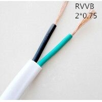 供应翼航线缆 RVVB 2*0.75 护套电线 足方足米 保质保量