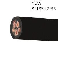 供应翼航线缆YCW 3*185+2*95 国标铜芯重型通用橡套电缆 足方足米
