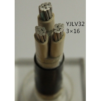 翼航线缆厂家直销YJLV32  0.6/1kV  3x16交联聚乙烯绝缘细钢丝铠...