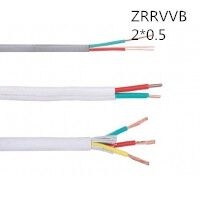供应翼航线缆 ZR-RVVB2*0.5 护套电线 足方足米 保质保量