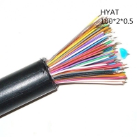 供应上海志惠HYAT 100*2*0.5 铜芯聚乙烯护套通信电缆 足方足米
