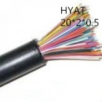 供应上海志惠HYAT 20*2*0.5 铜芯聚乙烯护套通信电缆 足方足米