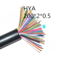 供应上海志惠HYA 200*2*0.5 铜芯钢带铠装聚乙烯护套通信电缆 足方足米