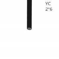 供应翼航线缆YC 2*6 优质正品铜芯重型通用橡套电缆足方足米