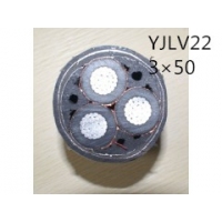 供应京一线缆YJLV22 3*50 铝芯钢带铠装护套优质电力电缆 足方足米 保质保量